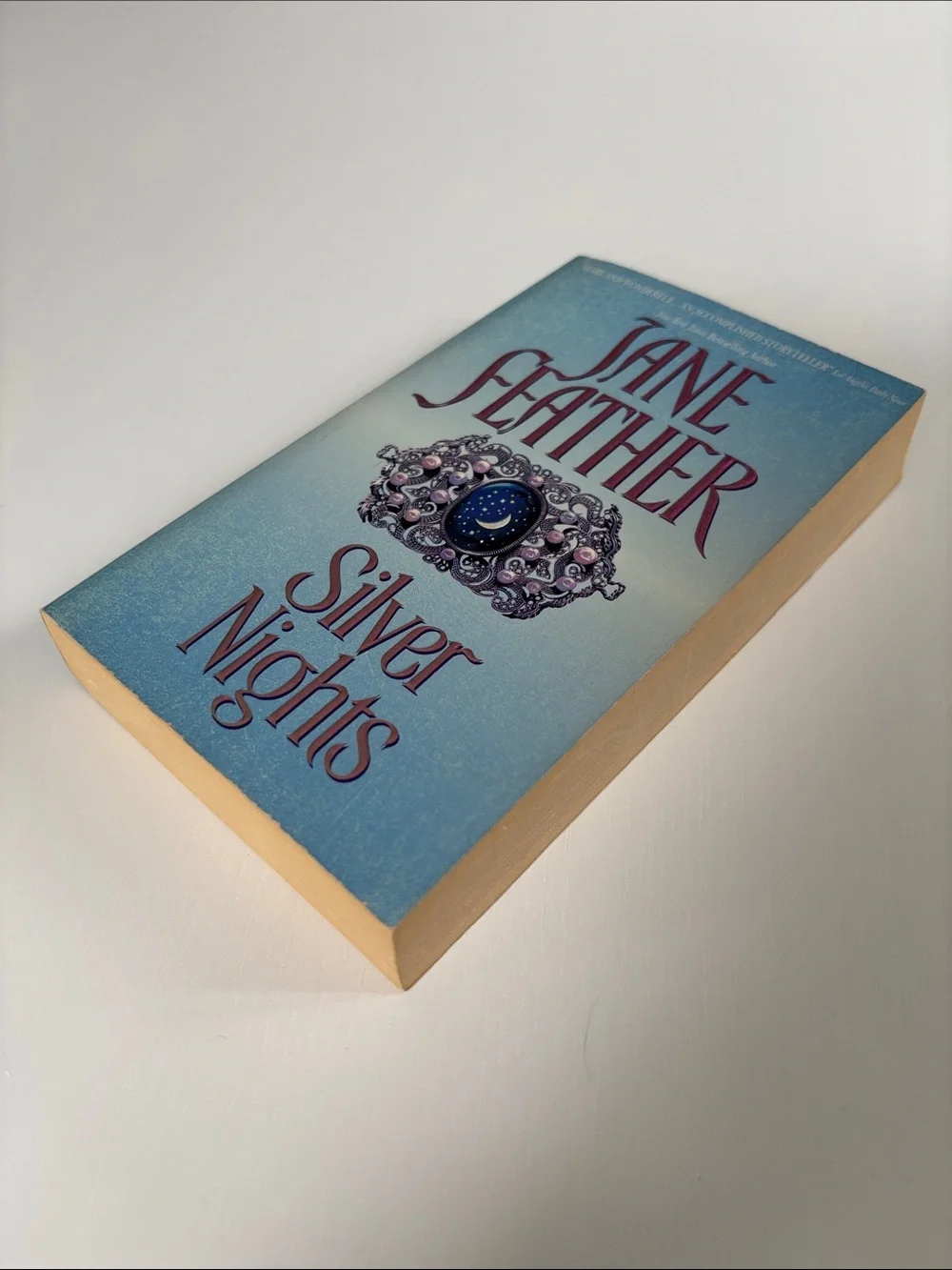 Silver Nights by Jane Feathers paperback book historical romance